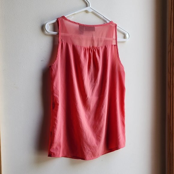 DKNY Jeans Petites Coral Tank Top Size Petite Small - Picture 10 of 12